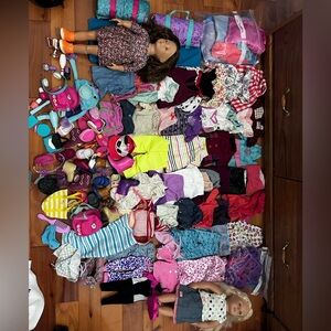 Huge lot of our generation doll things